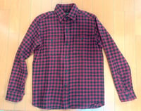 Image 1 of Stevenson Overall co. plaid button down shirt, size M