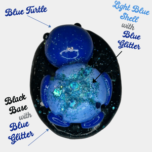 Image of Blue Turtle Galaxy Magnet