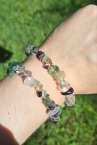 Image 3 of Fluorite Chip Bracelets