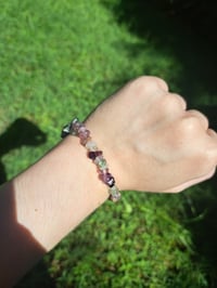 Image 1 of Fluorite Chip Bracelets