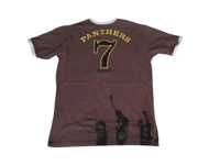 Image 5 of Ringspun Allstars Black Panthers Rare Vintage T-Shirt Brown & Cream Size Large