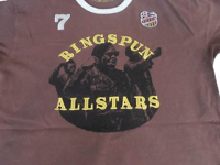 Image 2 of Ringspun Allstars Black Panthers Rare Vintage T-Shirt Brown & Cream Size Large