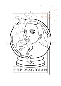 Tattoo Design - The Magician 