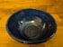 Blue stoneware bowl with sage and blue outer glaze. Image 3