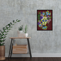 Image 2 of Catrina with Peacock Feathers