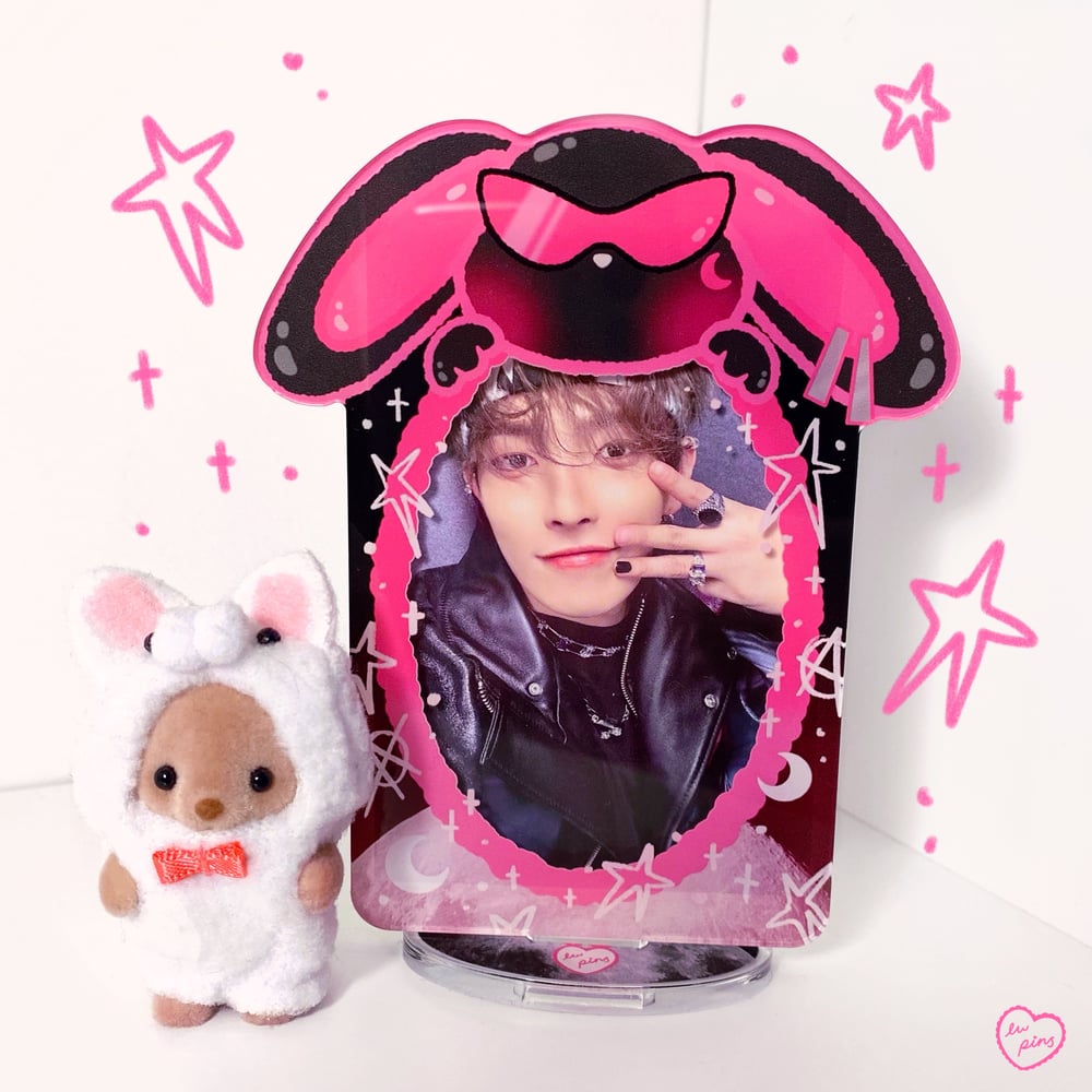 Crazy Form Mito Bunny Acrylic Photocard Stand