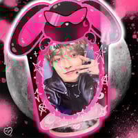 Image 4 of Crazy Form Mito Bunny Acrylic Photocard Stand