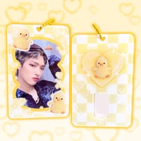 Image 1 of Chick Plush Acrylic Photocard Holder