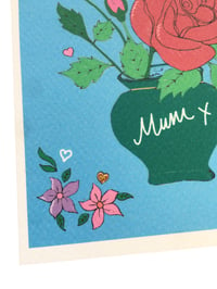 Image 2 of Roses Mother's Day Card from the Chintz Card Collection