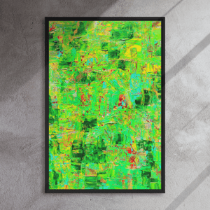 Image of "Moss" Framed canvas
