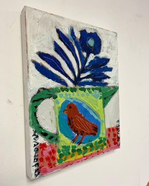 Image of birdy jug I oil on canvas 