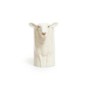 Image of Pot à ustensiles mouton blanc