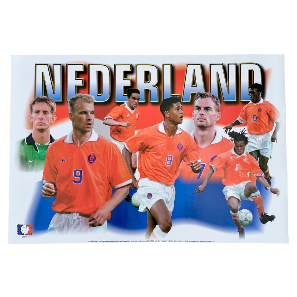 Image of World Cup 1998 Netherlands / Holland Team Poster 