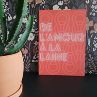 Image 1 of De l'Amour à la Laine / Affiche A4