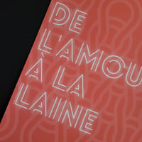 Image 3 of De l'Amour à la Laine / Affiche A4