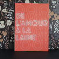 Image 4 of De l'Amour à la Laine / Affiche A4