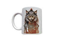 Image 1 of Punk Rock Cat #1 Coffee Mug