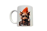 Image 1 of Punk Rock Cat #2 Coffee Mug 