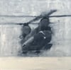 CH-47 Chinook “Snow Bird” Oil Painting