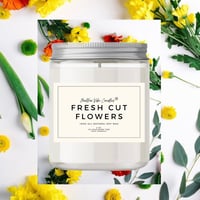 Fresh Cut Flowers Soy Candle 