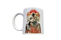 Image 2 of Punk Rock Cat #4 Coffee Mug