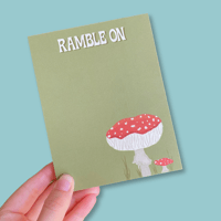 Ramble On Shroom Notepad