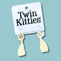 Image 1 of Twin Kitty Earrings