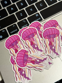 (Sticker) Purple Jellyfish stickers 