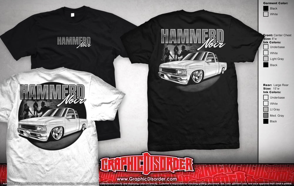 HammerD Noir T-shirt