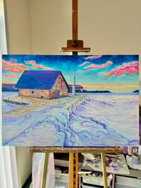 Image 2 of Winter at Francis Hardy Gallery Ephraim | Original Painting on Canvas