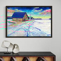 Image 1 of Winter at Francis Hardy Gallery Ephraim | Original Painting on Canvas