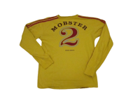 Image 5 of Ringspun Allstars Rare Bugsy Sieger Long Sleeve Tee Yellow & Red Size Large