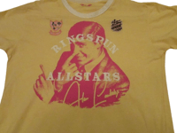 Image 2 of Ringspun Allstars Rare Alan Partridge Vintage T-Shirt Yellow & White Size Large