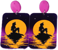 Image 1 of Mermaid Ariel Earrings