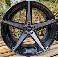 Image 1 of 20" AVA 315 STAGGERED ALLOY WHEELS FITS 5X112 BRUSHED DARK TINT