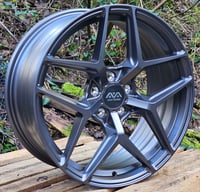 Image 2 of 19" AVA HSF013 ALLOY WHEELS FITS 5X112 ET45 MATT GUNMETAL