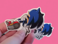 Image 5 of (Death pose) Sonic Memes Stickers!