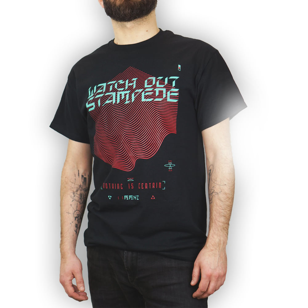 Image of NOTHING IS CERTAIN SHIRT BLK