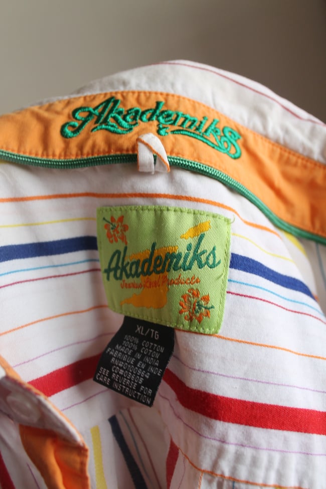 Vintage Akademiks Button Up