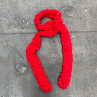 Image 1 of CHUNKY CROCHET SCARF