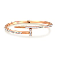 Image 3 of 18K Gold Plated Nail Bangle