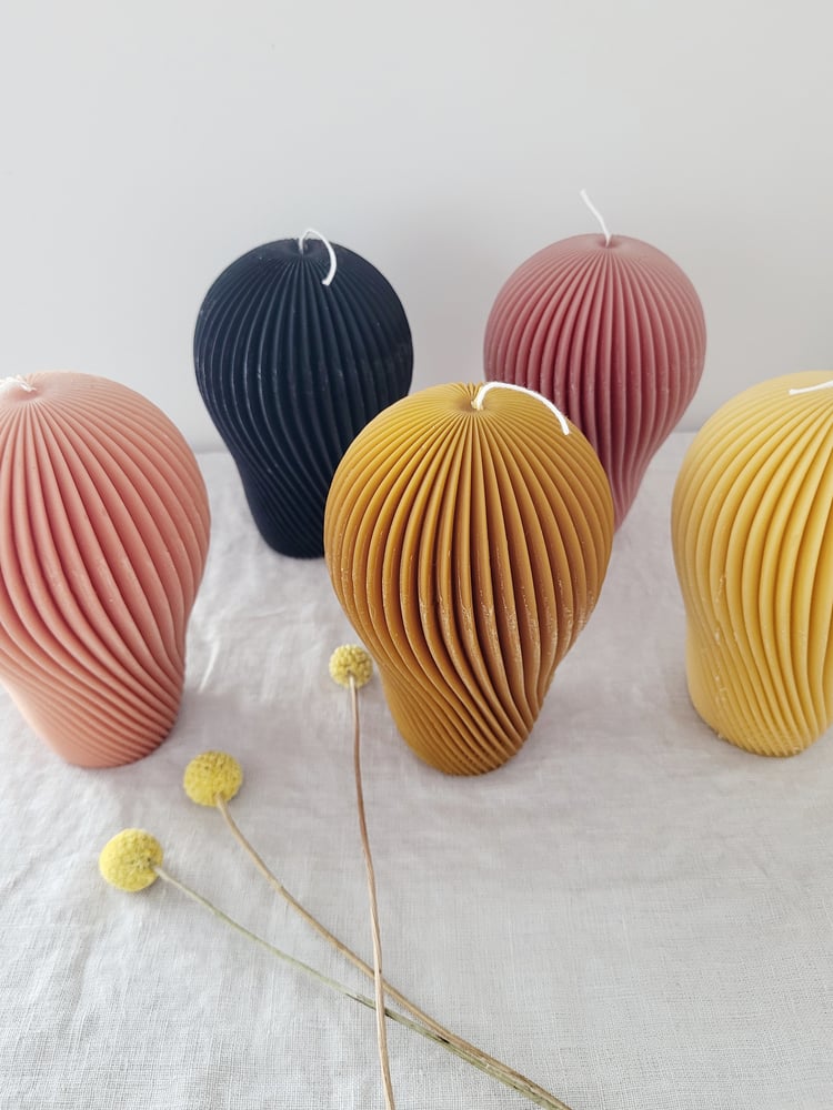 Image of Bougie sculpturale Swirl