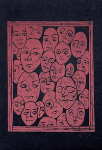 Image 2 of Faces Print