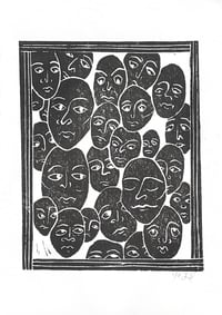 Image 1 of Faces Print