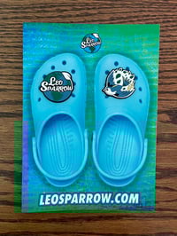 Leo Logos Crocs Jibbitz 2-Pack