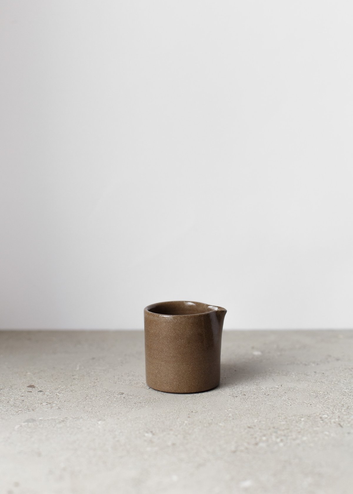 Image of Brown milk jug