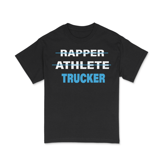 BLACK  AND TAR HEEL TSHIRT "TRUCKERS"