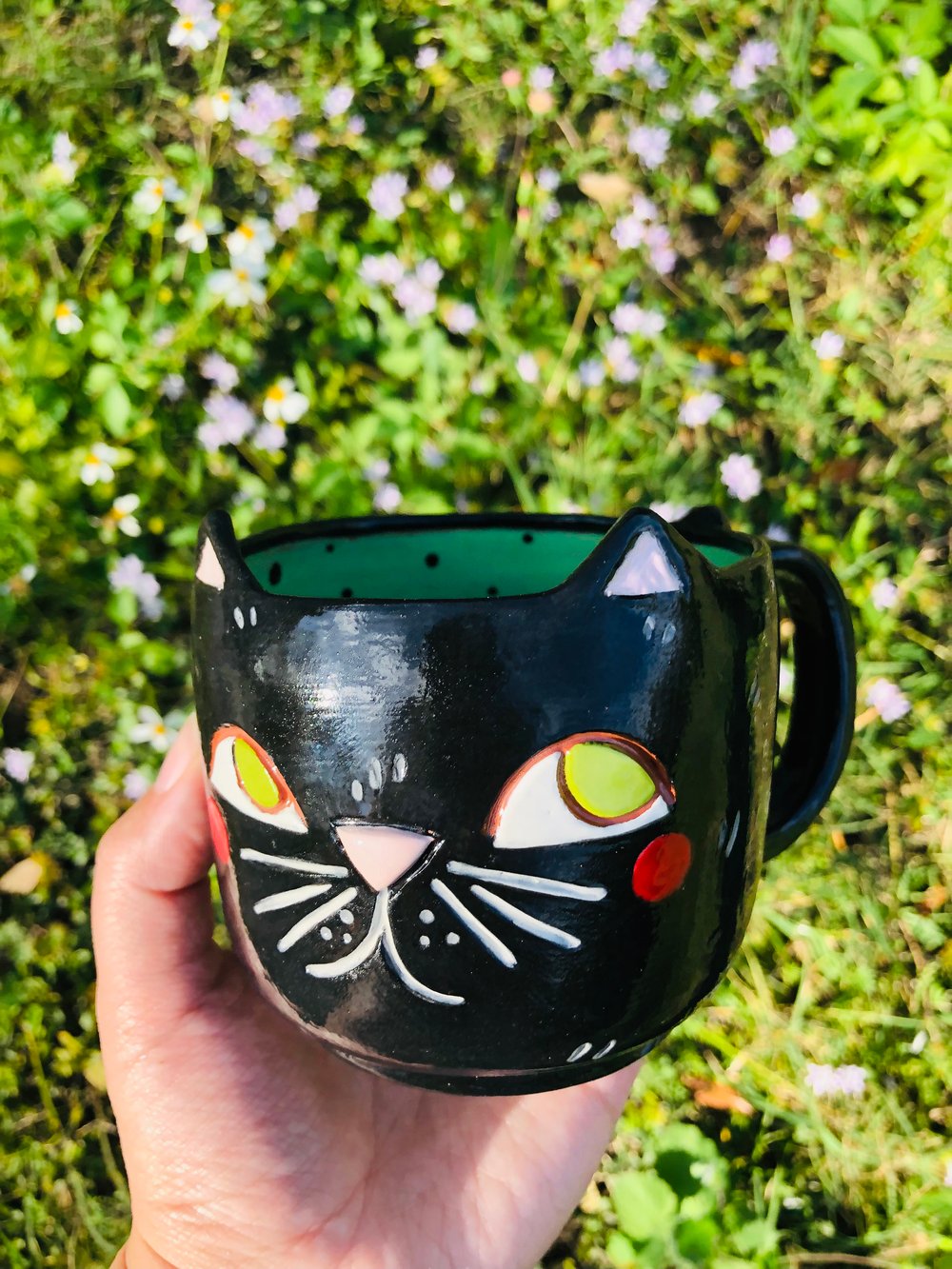 Image of Black Kitty Mug