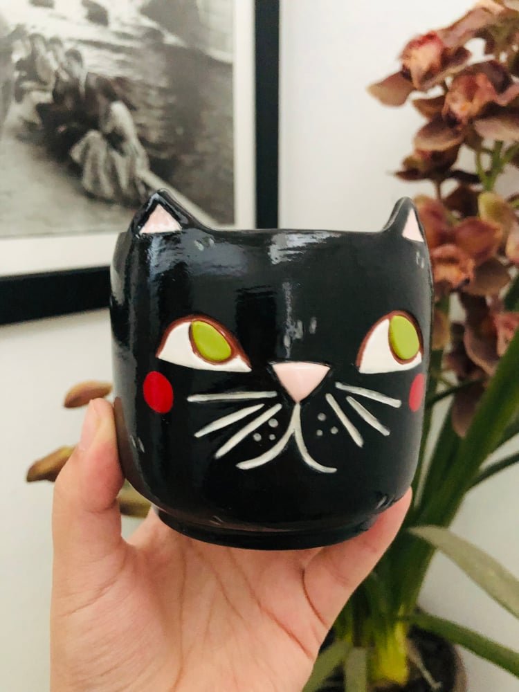 Image of Black Kitty Mug