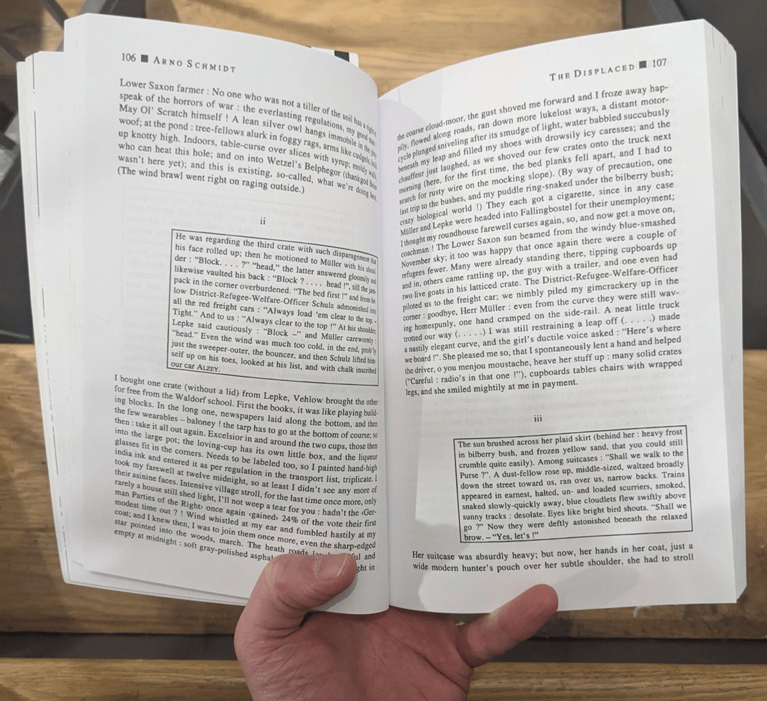 Image of "Novellas (Collected Early Fiction Vol. 1)" Arno Schmidt